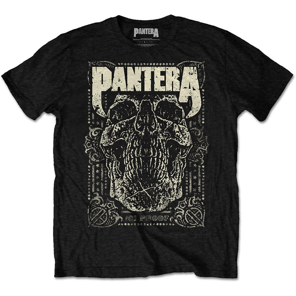 Pantera - 101 Proof Skull Heren Tshirt - Zwart